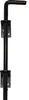 A black metal bolt lock is shown against a white background. Produktbild-Vorschau