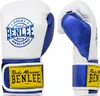 Guanti da boxe in pelle METALSHIRE Bianco/Blu 12 oz BENLEE Anteprima dell’immagine prodotto 1