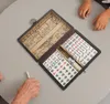 Mahjong Gesellschaftsspiel mit Koffer Set Produktbild-Vorschau 3