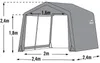 ShelterLogic: garage per attrezzi in telo, grigio, Anteprima dell’immagine prodotto 11