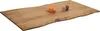 Tischplatte 120 x 80 cm | Akazienholz massiv | Eichefarben Produktbild-Vorschau 1