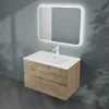 doporro Badmöbel-set Waschbecken-Unterschrank Badezimmer Produktbild-Vorschau 4