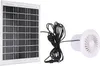 Solarbetriebener Abluftventilator 6W Monokristallines Produktbild-Vorschau 1