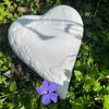 Grabschmuck - Porzellanherz mit Blumen und Schmetterlingen Produktbild-Vorschau 2