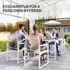 Ensemble de salon Outsunny 5 pièces, coin repas pour 4 Voir les images du produit 4