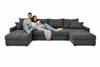 Aurelia U Wohnlandschaft – Ecksofa in U-Form mit Produktbild-Vorschau 2