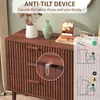UnboxG Massivholz Kommode braun 100x34x73 cm, mit 6 Produktbild-Vorschau 8