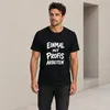 Camiseta para hombre, color , talla XL. Diseño: "Trabajar Vista previa de la imagen del producto 3