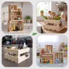 Omgoods - Coffret de rangement en bois , ensemble de 3, Voir les images du produit 4