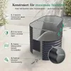 HomeLuxWorld Hochbeet Metall 160x80x80 cm Anthrazit Produktbild-Vorschau 4