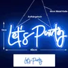 Let's Party neon light decoration lights neon sign neon Anteprima dell’immagine prodotto 6