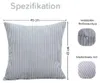 Cuscino decorativo Lumali grigio chiaro 45x45 cm, fodera in Anteprima dell’immagine prodotto 4