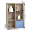 CALICOSY - Regal mit 6 Fächern - H91,5 x L61,5 cm Produktbild-Vorschau 8