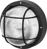 Osram LED Wandleuchte Bulkhead Essential Round E27 schwarz Produktbild-Vorschau 1