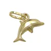 Anhänger 12x7mm kleiner Delfin glänzend 9Kt GOLD gold Produktbild-Vorschau 1