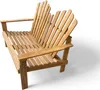 2-Sitzer Adirondack Gartenbank aus Akazienholz, ca. 125 x Produktbild-Vorschau 9