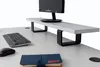 Schreibtisch Nuvi, 180 cm x 80 cm x 75 cm, grau Nachbildung Produktbild-Vorschau 2