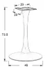 Tischgestell aus Metall SH-9108, für Büro, Hotel, Produktbild-Vorschau 6