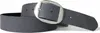 Ledergürtel Damen Echtleder 3,8 cm, ovale Schnalle silber Produktbild-Vorschau 1