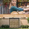Stojak na drewno opałowe metalowy zewnętrzny 185x105x185 Podgląd zdjęcia produktu 7