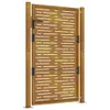 vidaXL Gartentor 100x150 cm Cortenstahl Quadratisches Produktbild-Vorschau 5