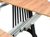 XL Esstisch Rund Ø110 cm ausziehbar bis 310 cm – Eiche Produktbild-Vorschau 13