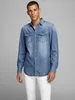 JACK & JONES Chemise unie à manches longues, col Kent, Voir les images du produit 26