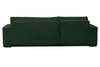 The back view of a dark green sectional sofa. Produktbild-Vorschau