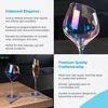 Intirilife 2x Wein Glas mit moderner Kante - 470 ml Produktbild-Vorschau 5