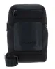 A black messenger bag against a white background. Anteprima dell’immagine prodotto