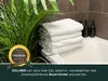 Badetücher 5er Set, 100x150 cm, weiß, Baumwolle Produktbild-Vorschau 5