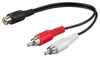 goobay Audio Y Kabeladapter Stereo Cinch Stecker zu Cinch Vista previa de la imagen del producto 1