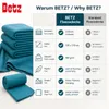 Betz 4 Stück Luxus Fleecedecken 130x170 cm Kuscheldecken  Produktbild-Vorschau 8