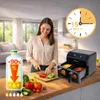 Dual Heißluftfritteuse 8 L 2x4 L 2000 W 10 Programme | Produktbild-Vorschau 5