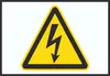 Vorsicht Elektrische Spannung Symbol Schild A2 Rückseite Produktbild-Vorschau 1