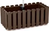 Prosperplast Balkonpflanzenhalter BOARDEE FENCE Braun 58 cm Produktbild-Vorschau 1