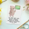 Mr. & Mrs. Panda Postkarte Nachhilfelehrerin Mathe Herz - Produktbild-Vorschau 2