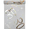 30. Geburtstag weiss gold Tischläufer 5 m x 30 cm Zahl 30 Produktbild-Vorschau 2