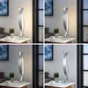 Lucande LED-Tischlampe Marija, silberfarben, dimmbar, 62 cm Produktbild-Vorschau 10