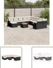 The Living Store 12-tlg. Garten-Sofagarnitur mit Kissen Produktbild-Vorschau 1