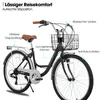 Hiland 26 Zoll Cityräder für Erwachsene, Step-Through Produktbild-Vorschau 2