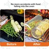 2Stück Rolling Grillkorb,Edelstahl Rollender Grillkorb,BBQ Produktbild-Vorschau 6