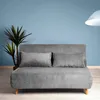 HOMLA Sofa SOLACE 2-osobowa, z funkcją spania sztruksowa Podgląd zdjęcia produktu 3