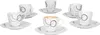 6er Set Espressotasse Palazzo 11cl mit Untertasse 12,3cm - Produktbild-Vorschau 1