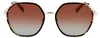 Lunettes de soleil pour femme Longchamp LO163S Or Voir les images du produit 8