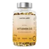 A clear, well-lit studio shot of a bottle of Vitamin D3 softgels. Produktbild-Vorschau