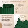 Floranica Bordura per Giardino in legno 10 x 200 cm Verde Anteprima dell’immagine prodotto 2