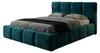 Polsterbett VELUNO 90 x 200 cmmit Matratze und Bettkasten. Produktbild-Vorschau 3