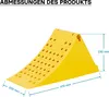 Wiltec klin na kolesá prívesu 2 kusy do 6,5 t Klin na Náhľad obrázku produktu 7