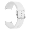 Bizon Uhrenarmband aus Silikon für Galaxy Watch 20 mm, Weiß Produktbild-Vorschau 3